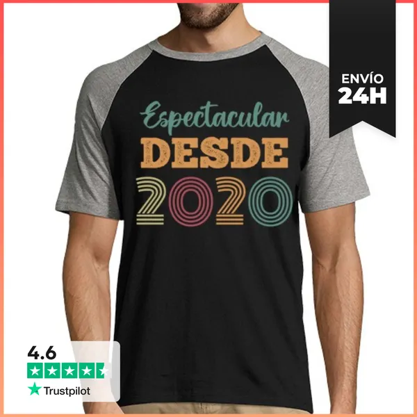 Camiseta Hombre, Estilo Béisbol ESPECTACULAR DESDE 2020
