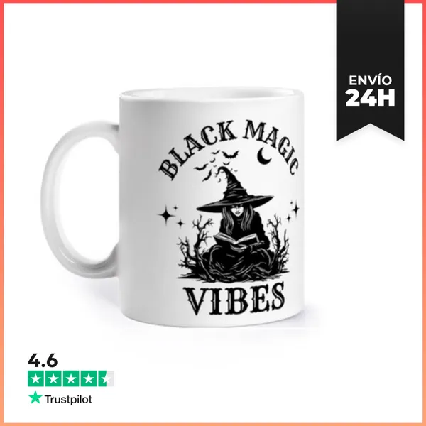 Taza Vibraciones De Magia Negra Magia De Bru LaTostadora