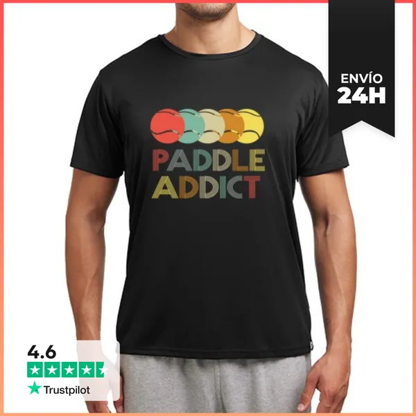 Camiseta Deportiva Hombre Padel Retro LaTostadora