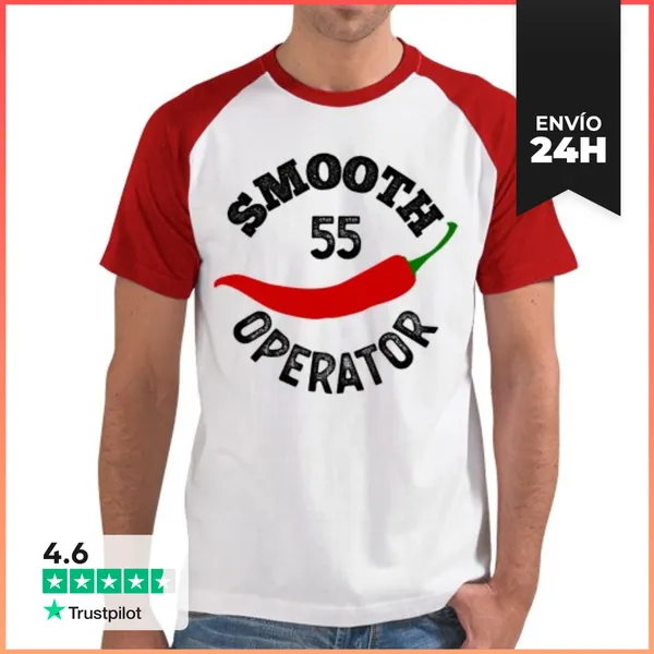 Camiseta Hombre, Estilo Béisbol SMOOTH OPERATOR CARLOS SAINZ F1