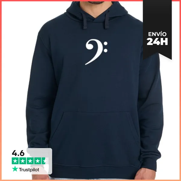 Sudadera Unisex Con Capucha Bajista LaTostadora