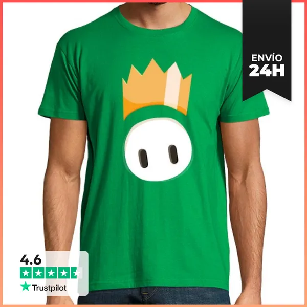 Camiseta Hombre Clásica Fall Guys LaTostadora
