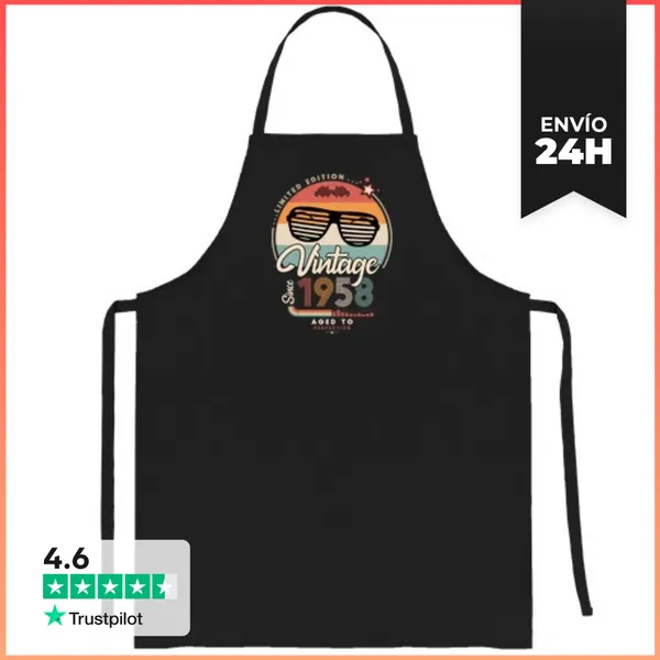 Delantal Vintage Since 1958 LaTostadora