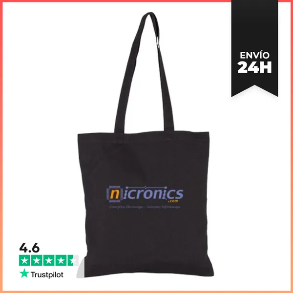 Bolsa De Tela Bolso Shopper Con Logo De Nicronics LaTostadora