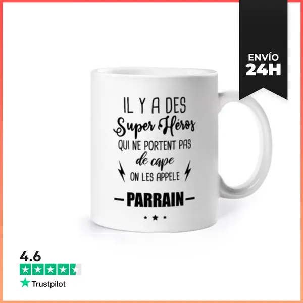 Taza Superhéroe Padrino LaTostadora