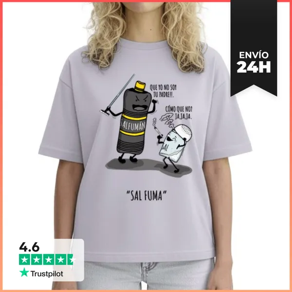 Camiseta Mujer Boxy SALFUMA V2 LaTostadora