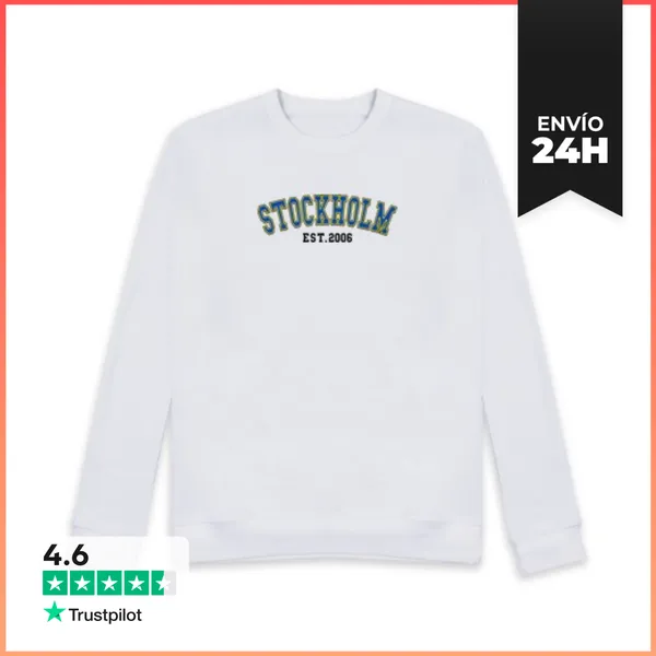 Sudadera Unisex Estocolmo 2006 LaTostadora