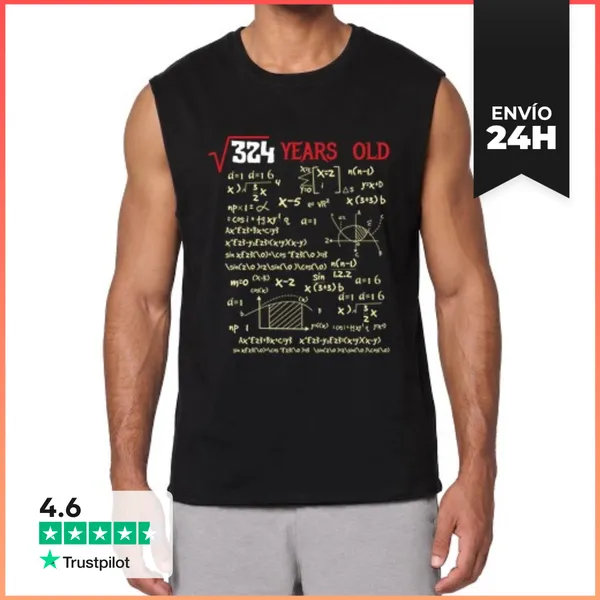 Camiseta Sin Mangas 18 Cumpleaños LaTostadora