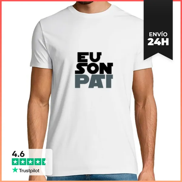 Camiseta Hombre Clásica Eu Son Pai. Camiseta Hombre LaTostadora