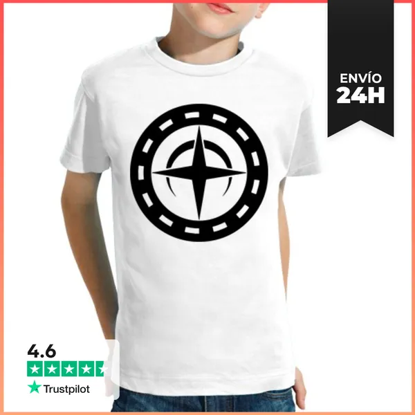Camiseta Clásica Para Niños Arte De Círculo De Cultivo De Compás