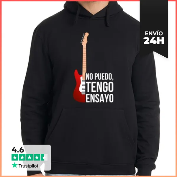 Sudadera Unisex Con Capucha No Puedo, Tengo Ensayo LaTostadora