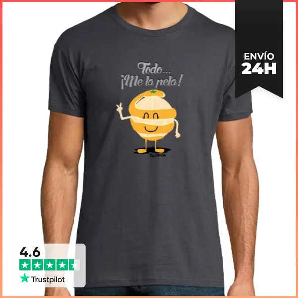 Camiseta Hombre Clásica ¡Todo Me La Pela! LaTostadora