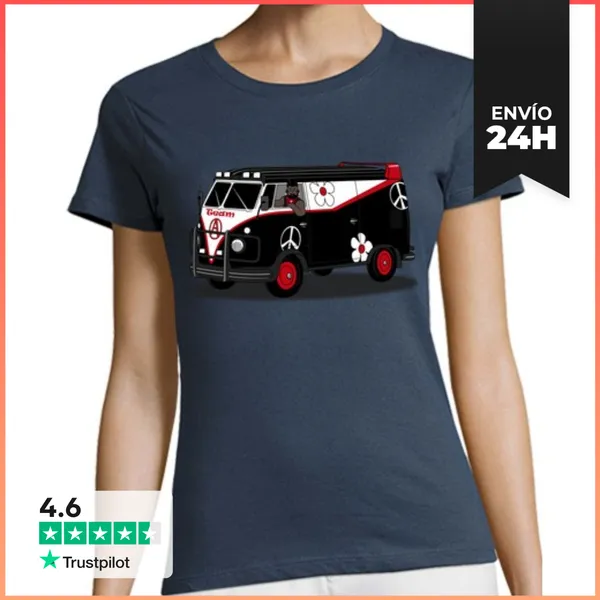 Camiseta Mujer Clásica PeAce Team LaTostadora