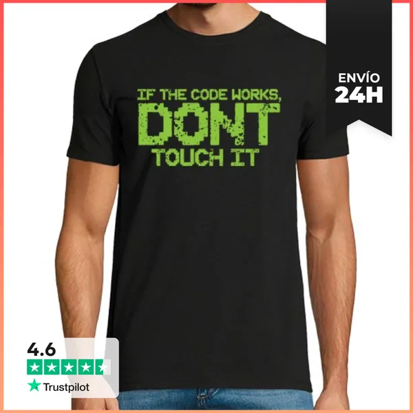 Camiseta Hombre Clásica If The Code Works LaTostadora