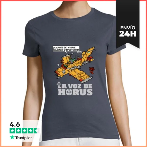 Camiseta Mujer Clásica Malditos Chupodteroz (logo Blanco)