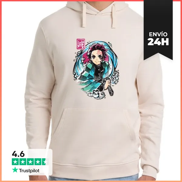 Sudadera Unisex Con Capucha Breath Of Water LaTostadora