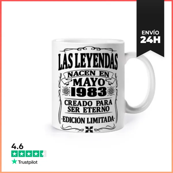 Taza Las Leyendas De Mayo De 1983 LaTostadora