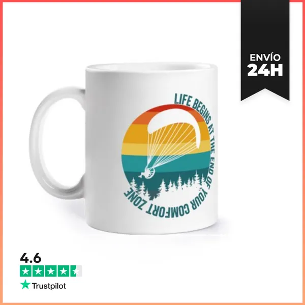 Taza Diseño Vintage - Paramotor LaTostadora