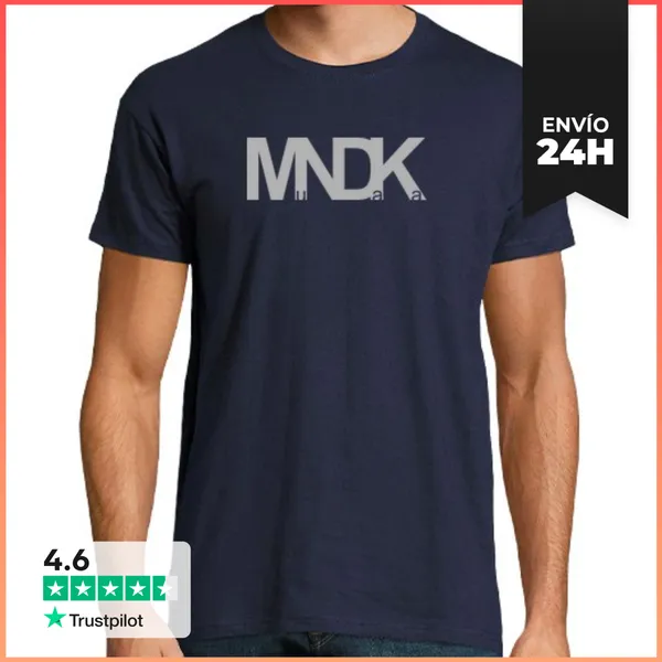 Camiseta Hombre Clásica Mundaka Chico Oscura LaTostadora
