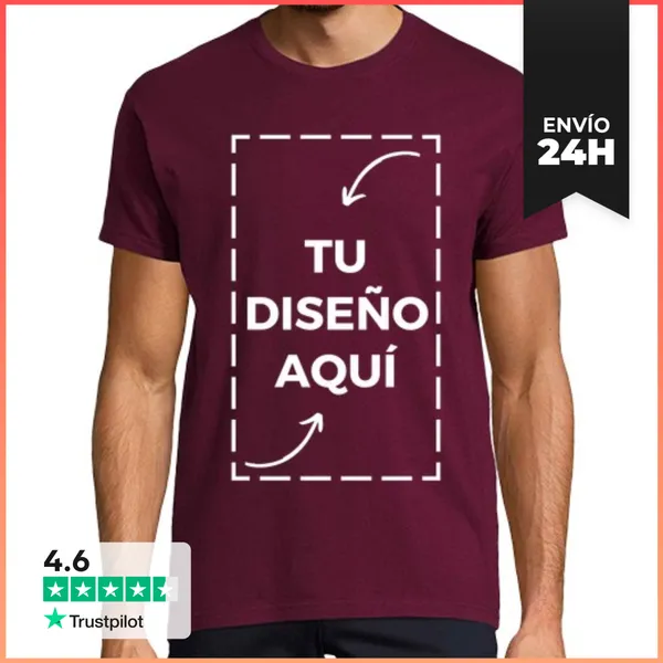 Camiseta Hombre Clásica Camiseta Hombre Personalizada LaTostadora