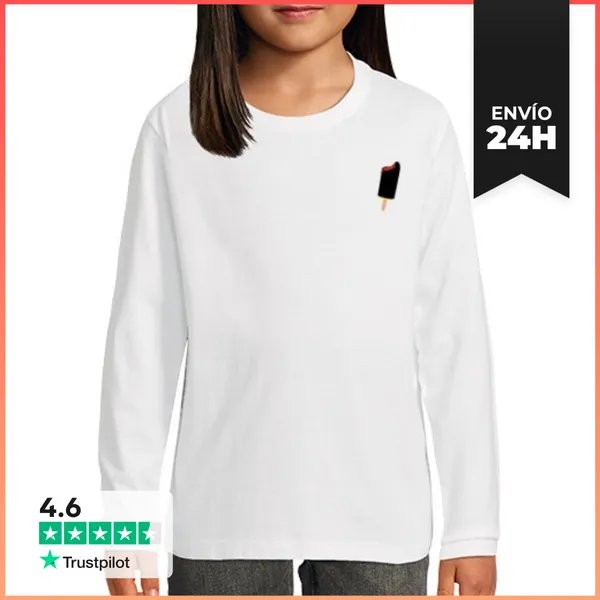 Camiseta Manga Larga Para Niños Dracula LaTostadora