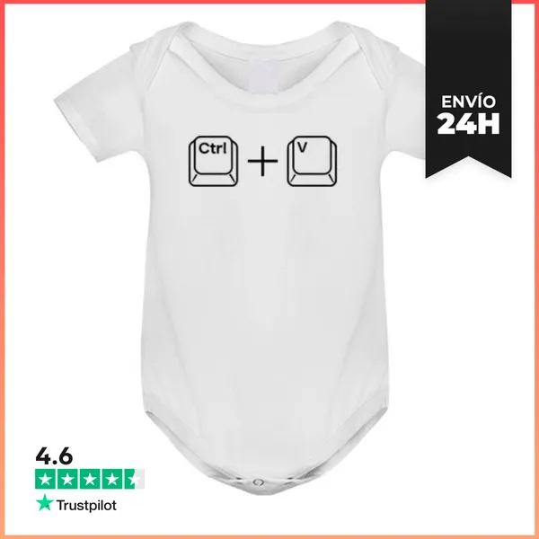 Body Bebé CTRL V - PEGAR - HIJOS LaTostadora