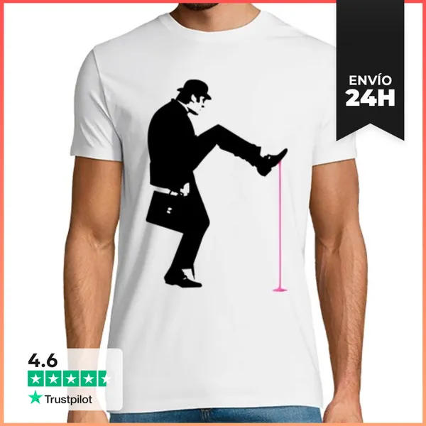 Camiseta Hombre Clásica Monty Python Bad Step LaTostadora