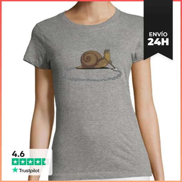 Camiseta Mujer Clásica Tarea Repetitiva LaTostadora