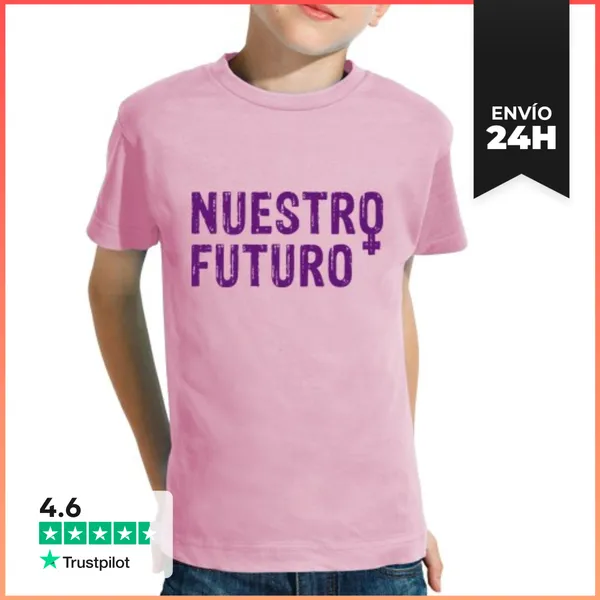 Camiseta Clásica Para Niños NUESTRO FUTURO FEMINISTA LaTostadora