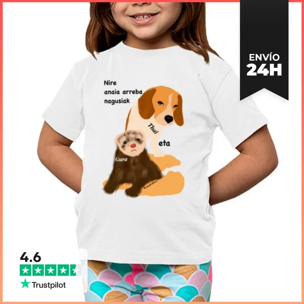 Camiseta Clásica Para Niños Thai Eta Gura LaTostadora