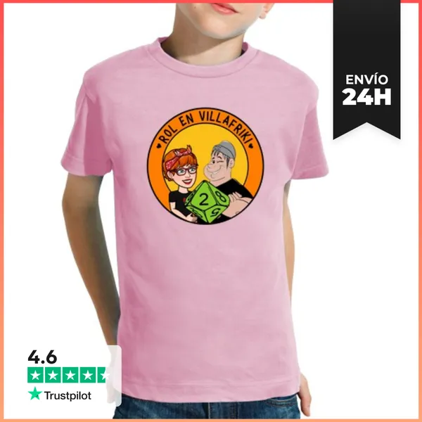 Camiseta Clásica Para Niños Rol En Villafriki LaTostadora