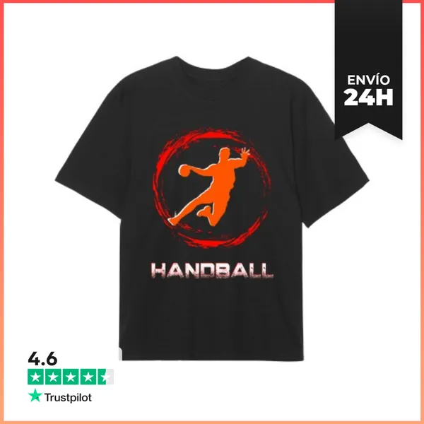 Camiseta Oversize Diseño 4611769, Handball LaTostadora