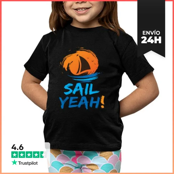 Camiseta Clásica Para Niños Navegar Sí Barco Barco Navegar