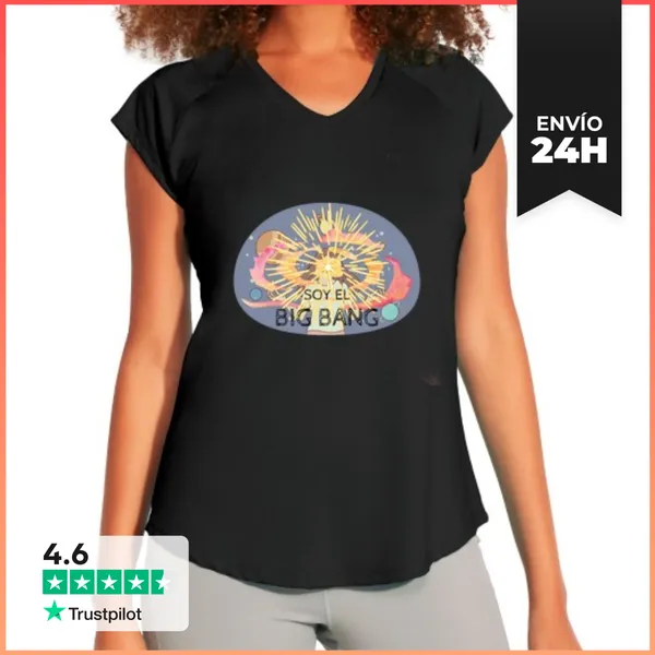Camiseta Deportiva Mujer TOTE BAG BIG BANG LaTostadora