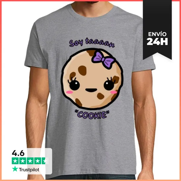 Camiseta Hombre Clásica Soy Taaaan COOKIE LaTostadora