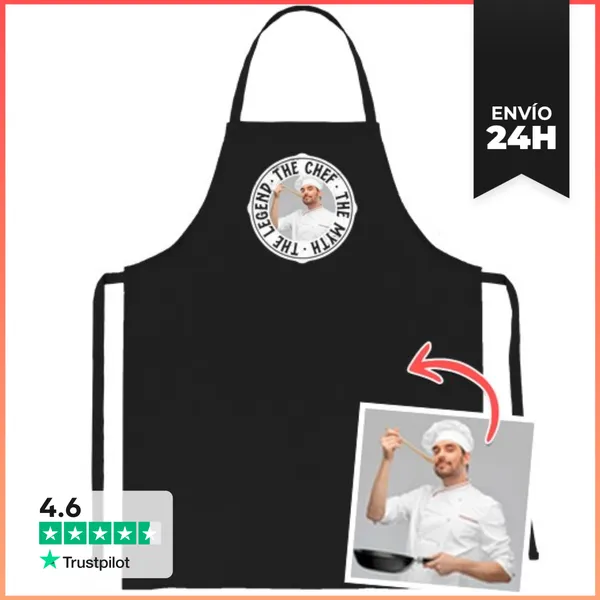 Delantal Delantal The Chef The Myth The Legend Foto