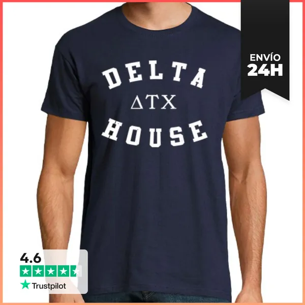 Camiseta Hombre Clásica Delta House LaTostadora