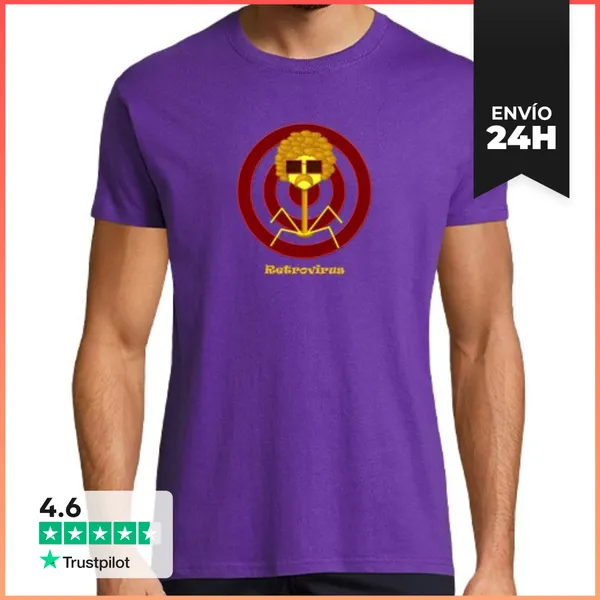 Camiseta Hombre Clásica Retrovirus LaTostadora