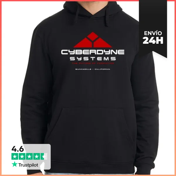 Sudadera Unisex Con Capucha Cyberdyne Systems - Terminator