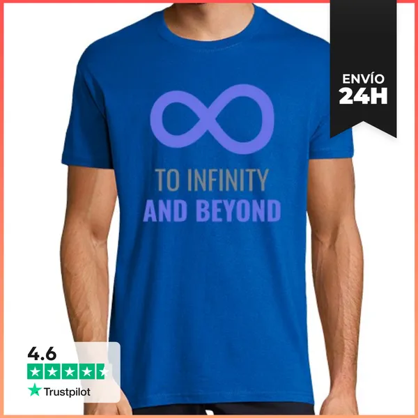 Camiseta Hombre Clásica Hasta El Infinito Y Más Allá De La Dive