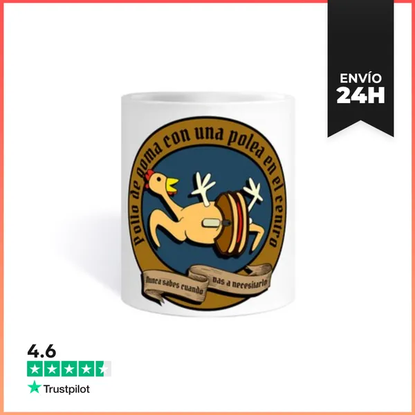 Taza Pollo De Goma Con Polea - Multiusos LaTostadora