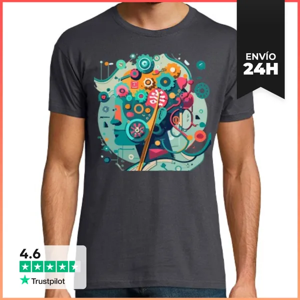 Camiseta Hombre Clásica Arte Conceptual Imaginario Ai LaTostadora