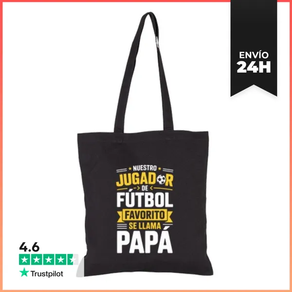 Bolsa De Tela Nuestro Jugador De Fútbol Favorito Se Llama Papá