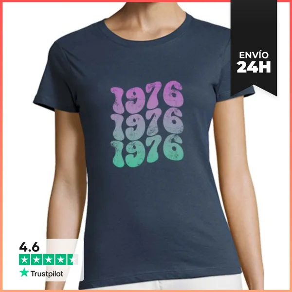 Camiseta Mujer Clásica 50 Aniversario LaTostadora