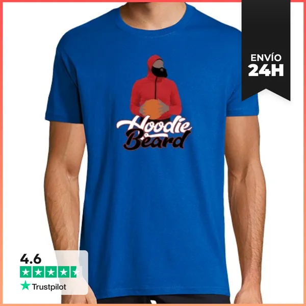 Camiseta Hombre Clásica Hoodie Harden LaTostadora