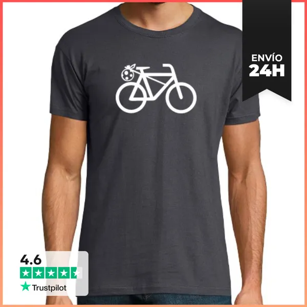 Camiseta Hombre Clásica Cicloturismo LaTostadora