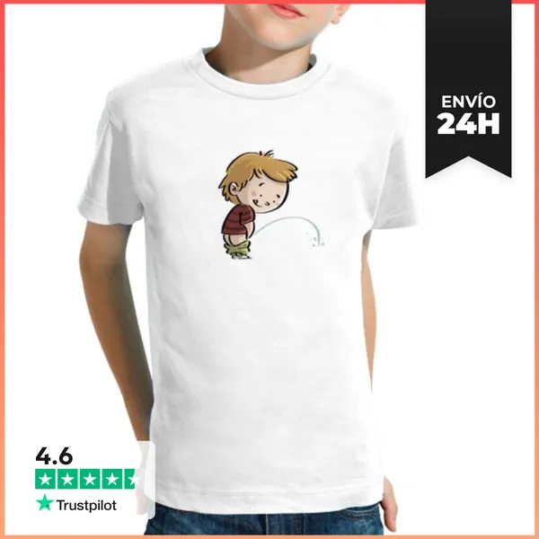 Camiseta Clásica Para Niños Niño Pipi LaTostadora