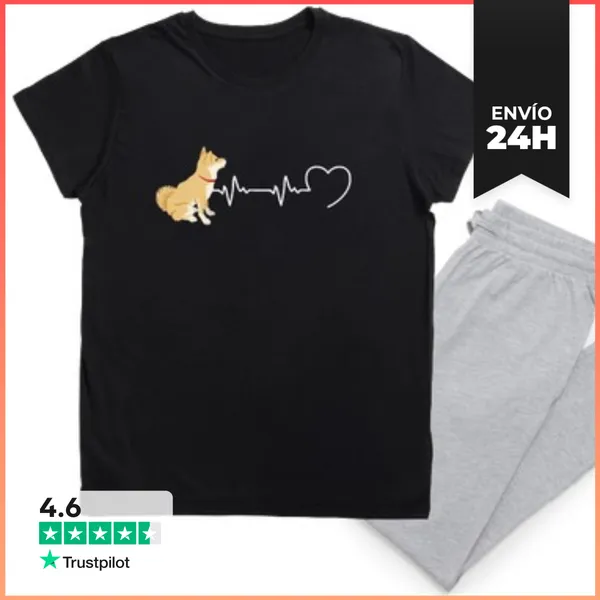 Pijama Shiba Inu Hombre Vencer Humor LaTostadora