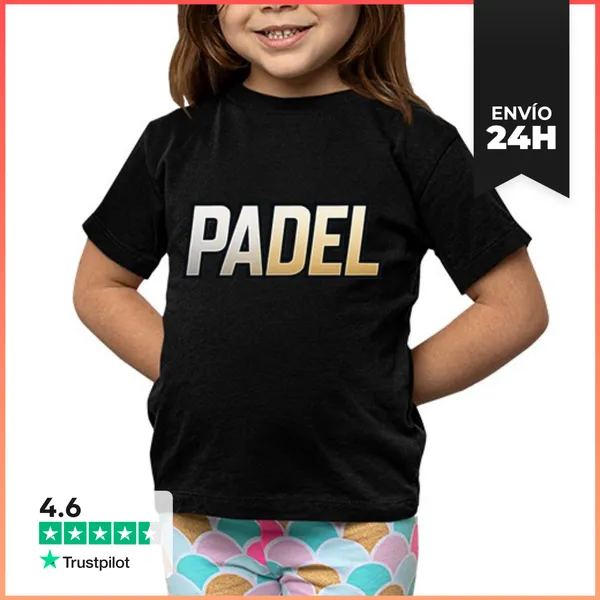 Camiseta Clásica Para Niños Pádel LaTostadora