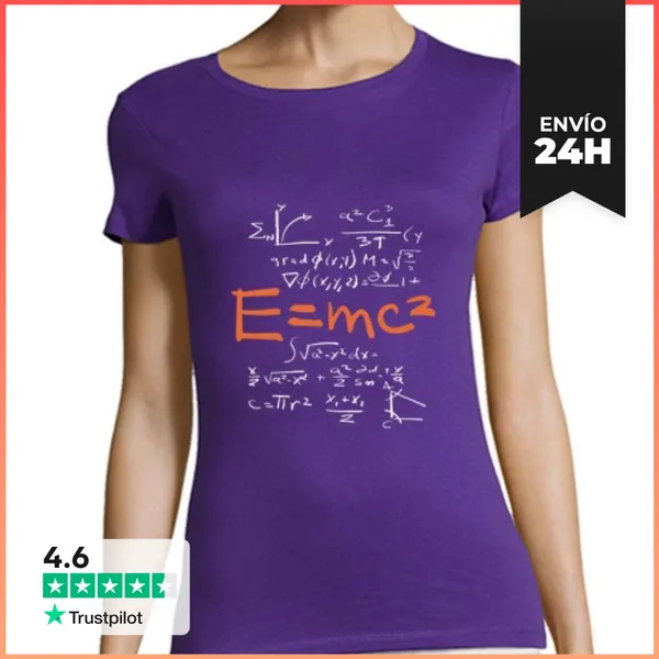 Camiseta Mujer Clásica Camiseta De Mujer Púrpura Púrpura U Otro
